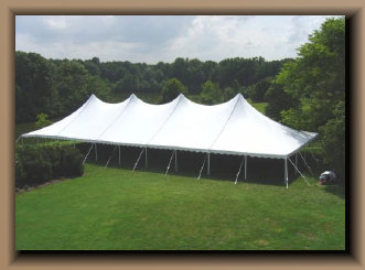 40 wide adjustable wedding tent