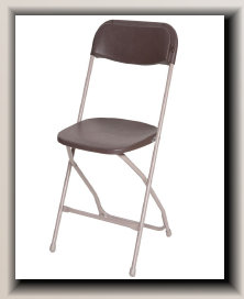 brown folding chairs